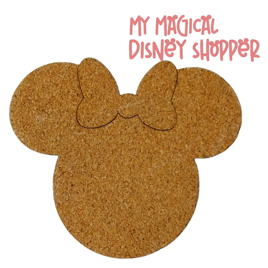 Mouse Character Travel Pin Cork Board – 3” Magic Maker Item 🎀📌