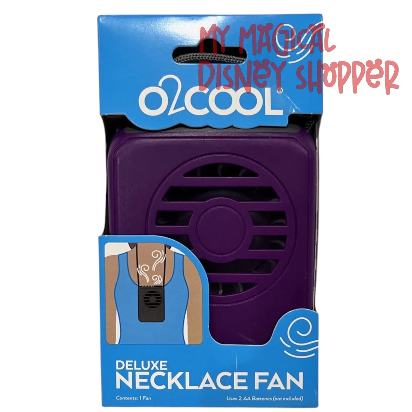 O2Cool Deluxe Necklace Fan 🌬️✨