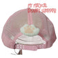Marie Kitty Cat Pink & White Baseball Cap – Aristocats Character Hat 🎀🐱