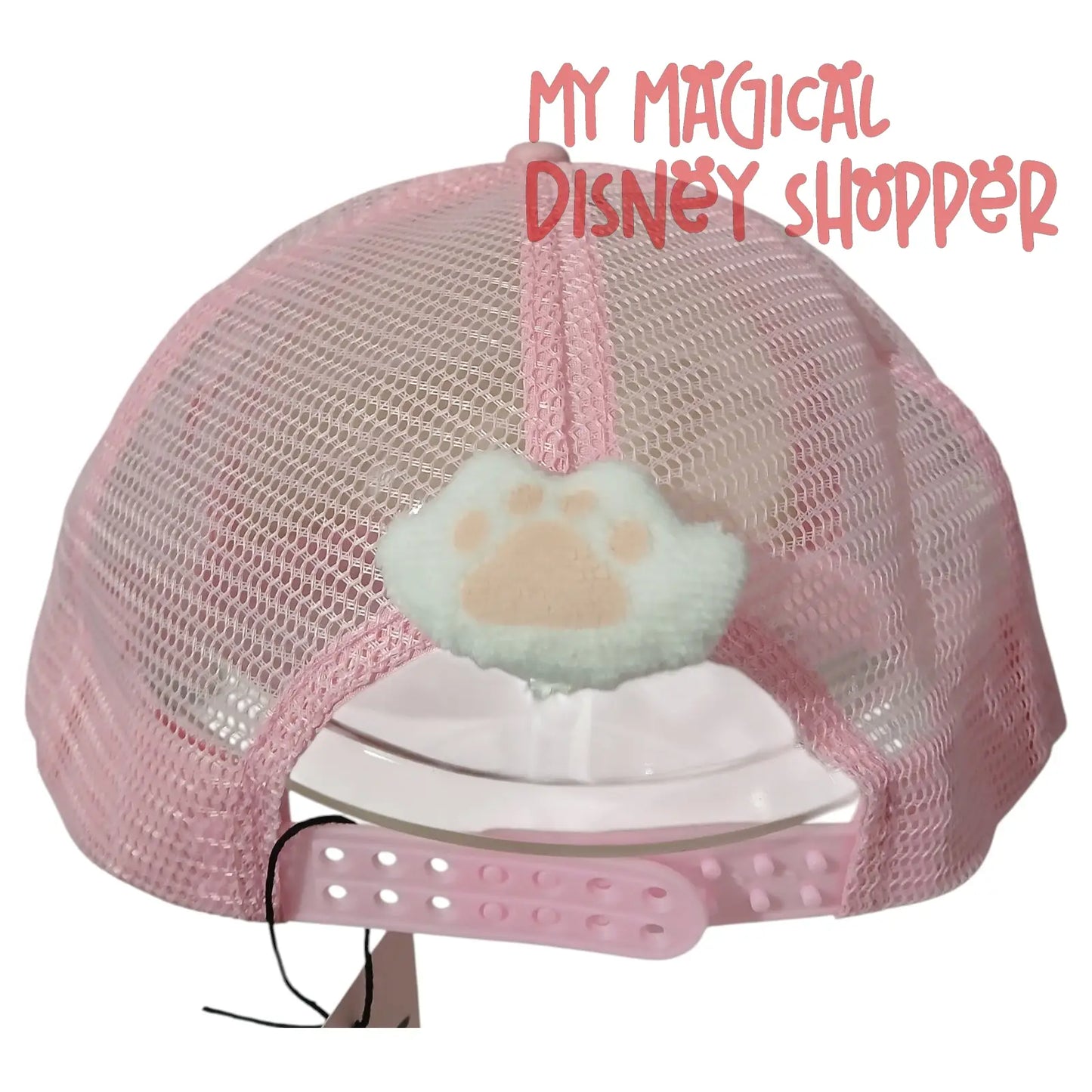 Marie Kitty Cat Pink & White Baseball Cap – Aristocats Character Hat 🎀🐱