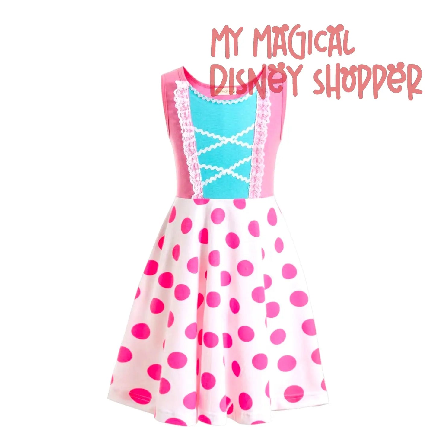 Toy Story–Inspired Bo Peep Costume Dress – Size 10 🐑💙✨
