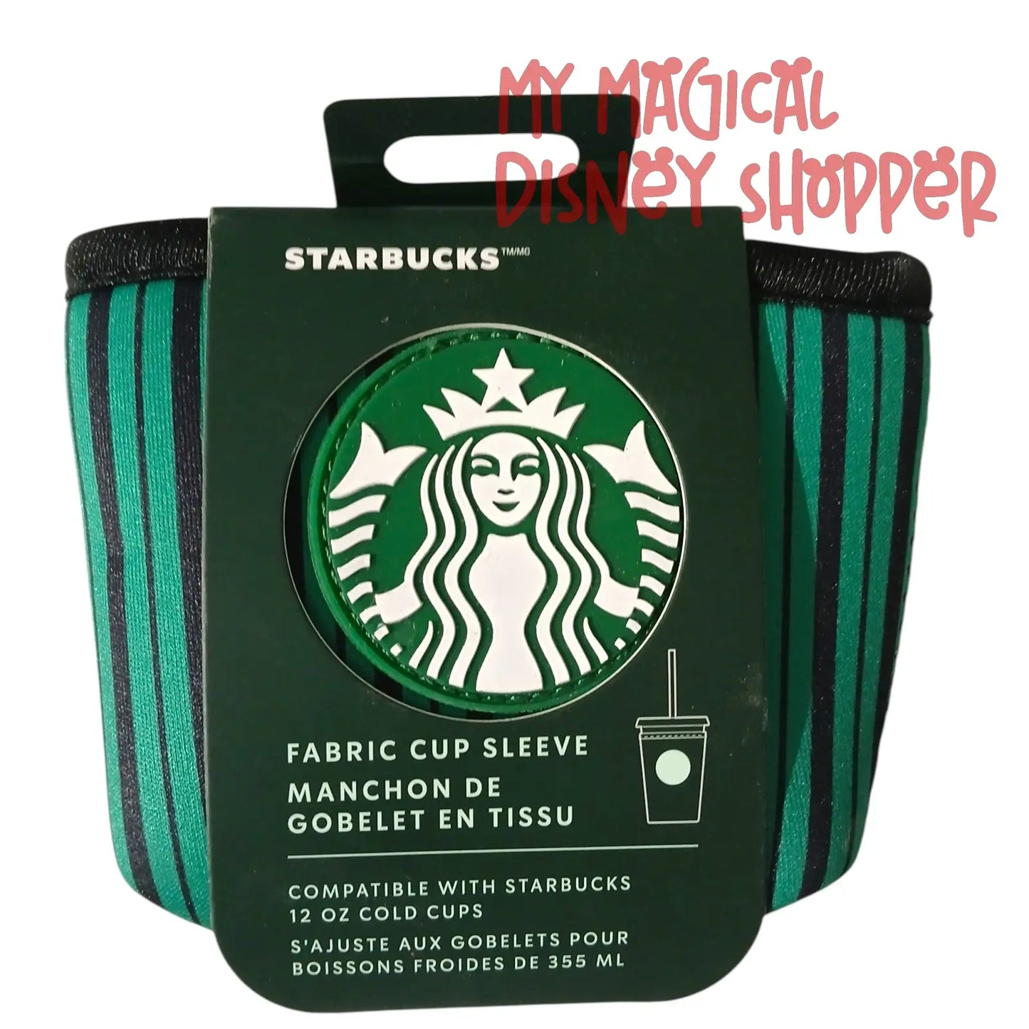 Starbucks x Haunted Mansion Reusable Fabric Cup Sleeve
