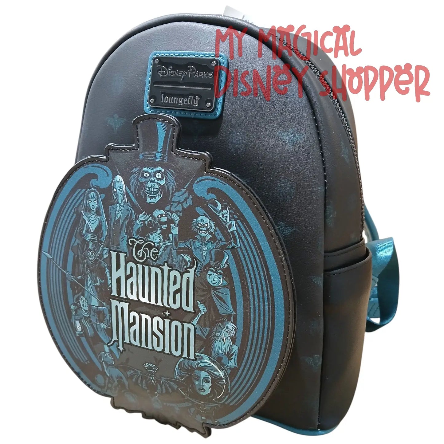 The Haunted Mansion Hitchhiking Ghosts Loungefly Mini Backpack