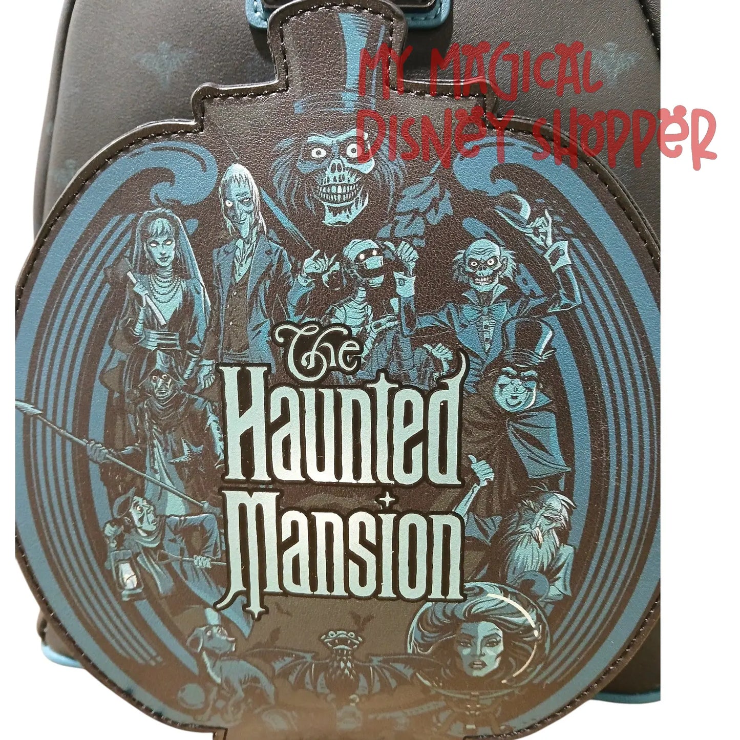 The Haunted Mansion Hitchhiking Ghosts Loungefly Mini Backpack