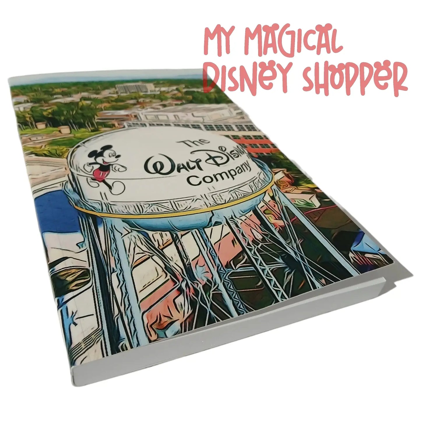The Walt Disney Company Water Tower Lined Journal ✨📖🏰