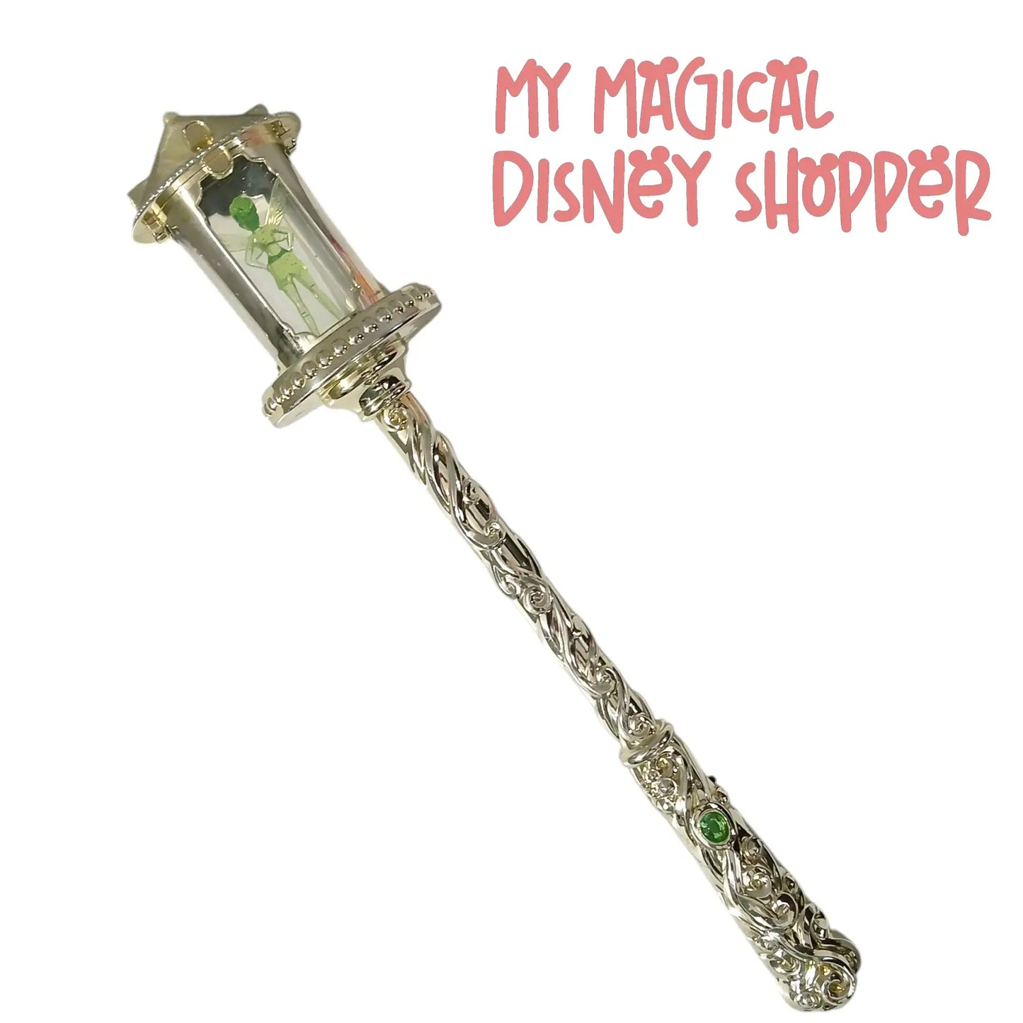 Gold Tinker Bell Light-Up Wand ✨🧚‍♀️💚