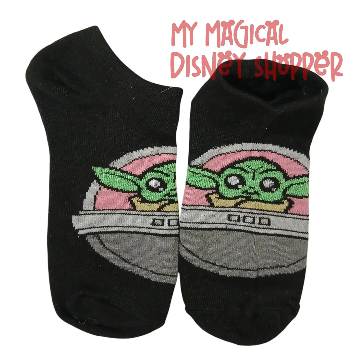 Star Wars Grogu Cozy Ankle Socks – Shoe Size 4–10 👶💚