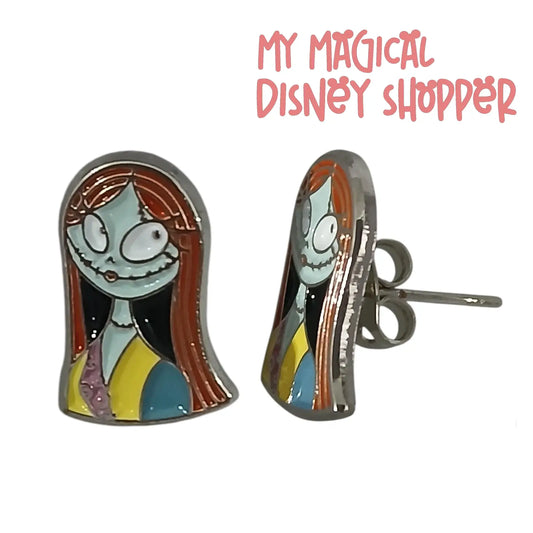 Nightmare Before Christmas Sally Stud Earrings 🖤🧵