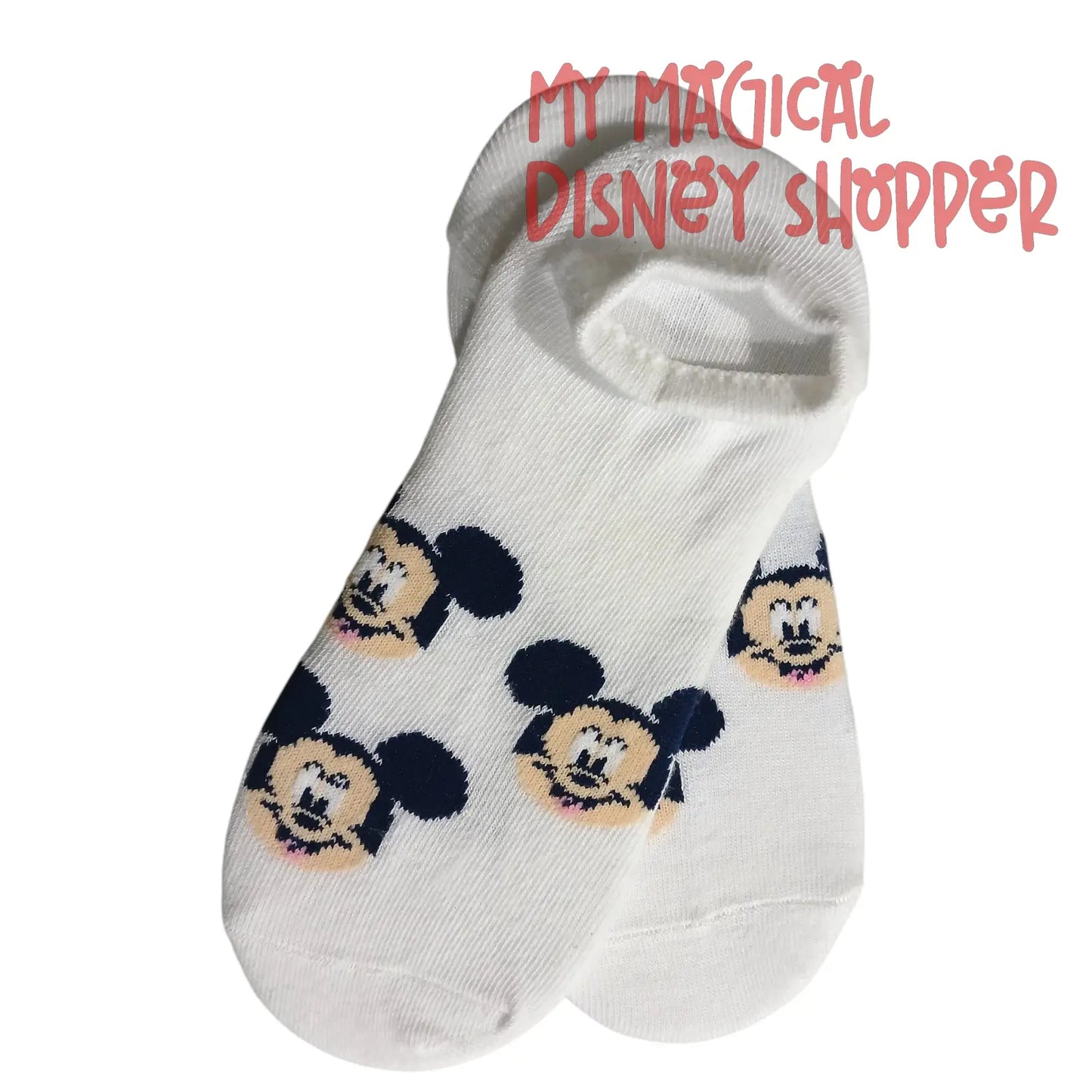 Disney Mickey Mouse Women’s Low-Cut Liner Socks – Size 4–10 🐭🧦✨