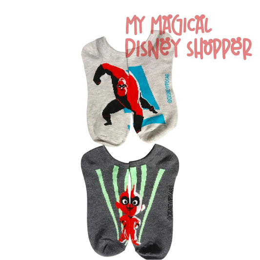 Disney • The Incredibles 2-Pack Women’s Low-Cut Liner Socks – Size 4-10 🦸‍♂️🧦✨