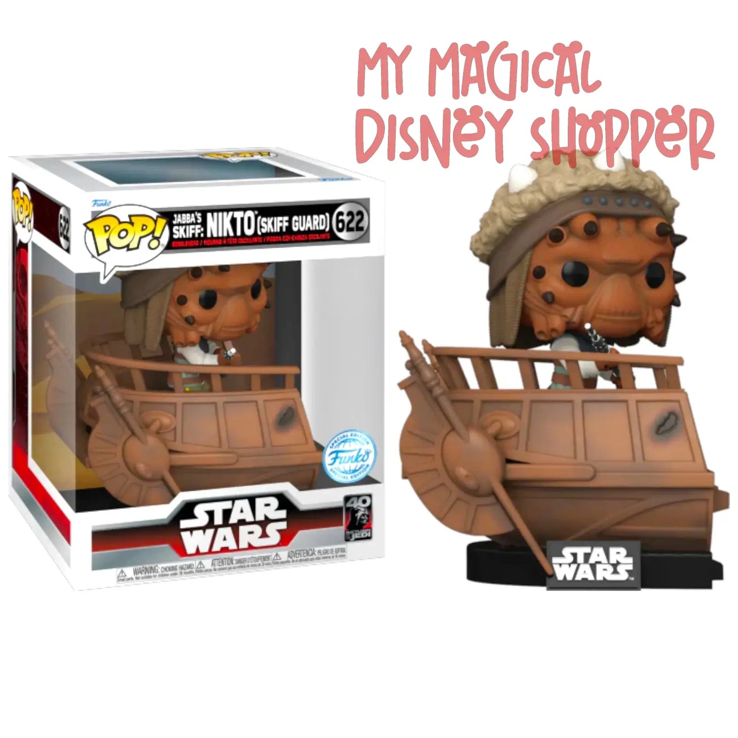 Funko Pop! Star Wars #622 Nikto (Skiff Guard) – Jabba’s Skiff 40th Anniversary Deluxe Figure 🛸⭐