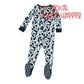 Disney Baby Mickey All Over Print Footed Pajamas 🐭💙