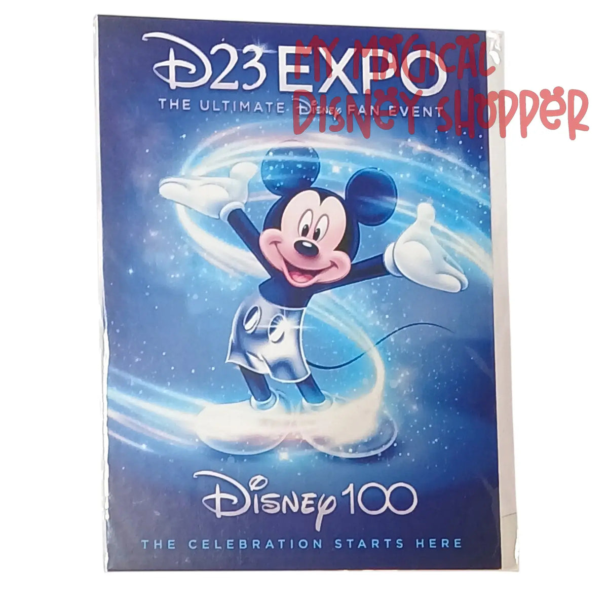 Disney D23 Expo 2022 Disney100 Exclusive Postcard – 100 Years of Wonder Collectible 🏰💜✨