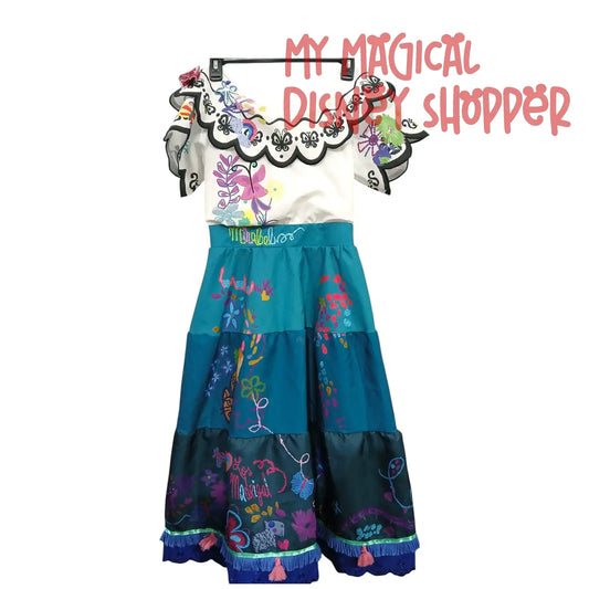 Beautifully Embroidered Mirabel Dress From the Movie Encanto - Size Youth 9/10