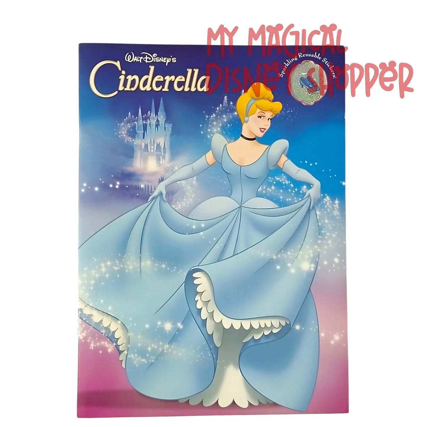 Disney Princess Cinderella Reusable Sticker Book 👑✨