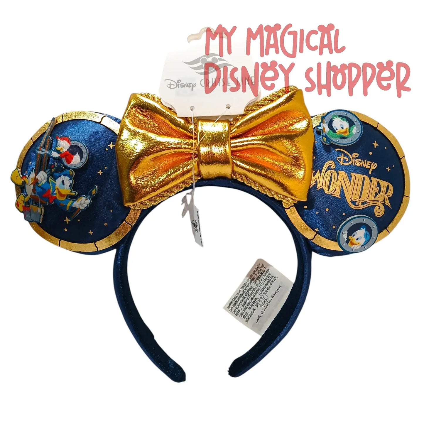 DCL Disney's Wonder Donald and Nephews Headband Ears