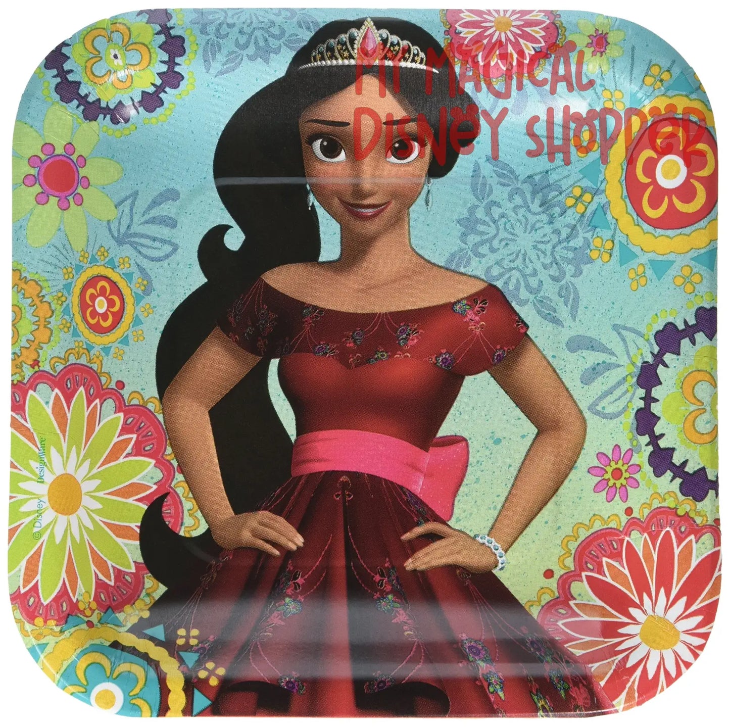 DesignWare Party Plates Elena of Avalon 8 Pack