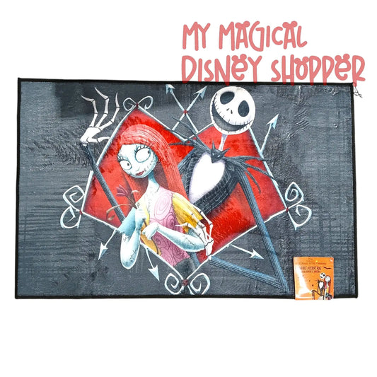 Disney “The Nightmare Before Christmas” Halloween Washable Accent Rug – 27” x 42” 🎃👻🖤