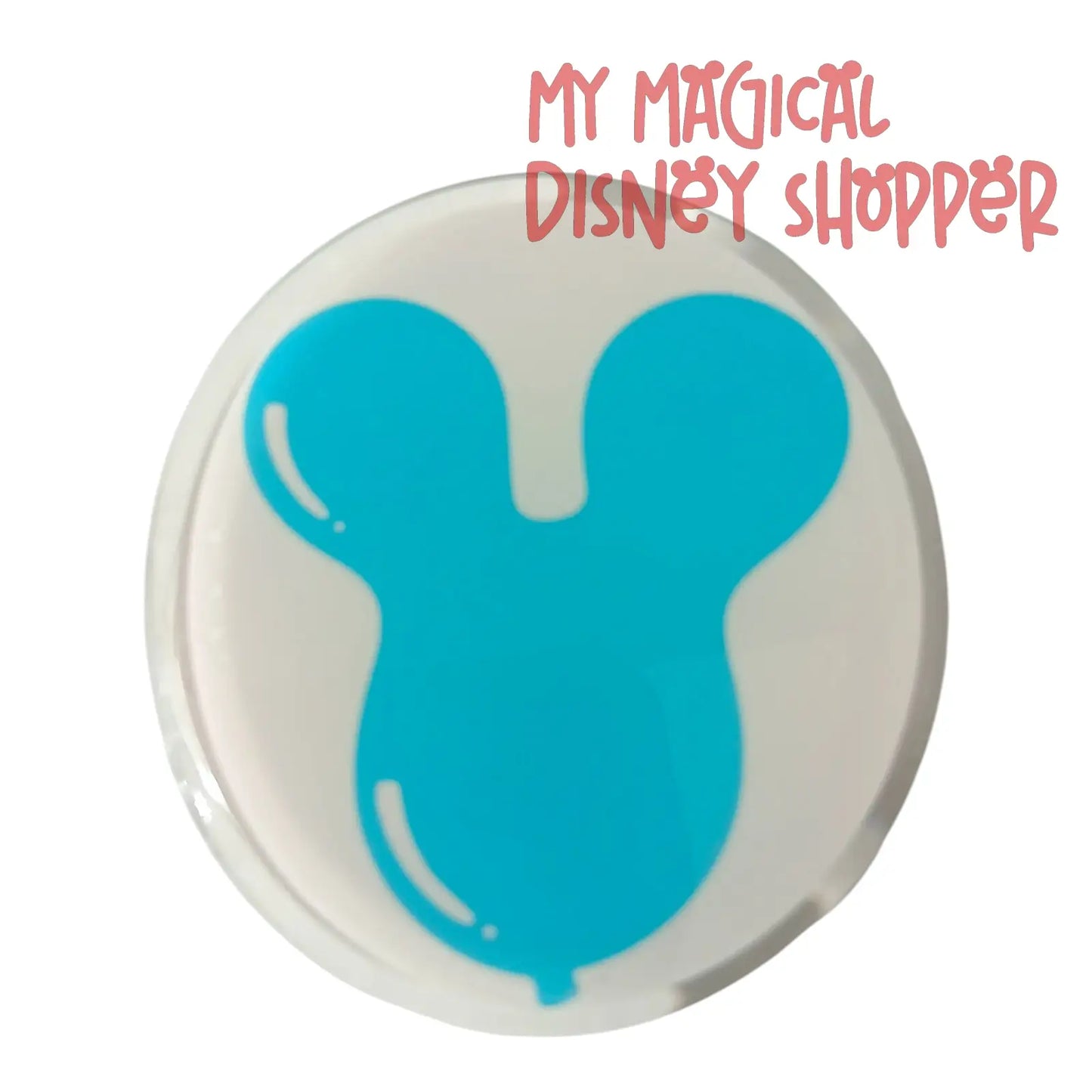 Mickey Balloon Magnetic Phone Pop Socket – Blue Disney Inspired Phone Grip & Stand 🎈📱