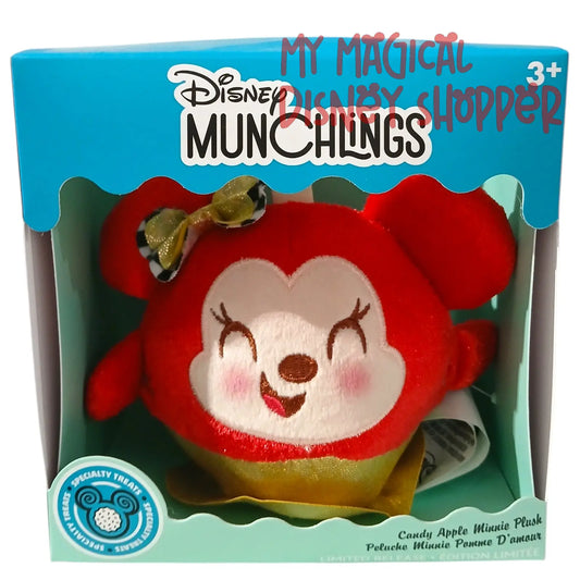 Disney Munchlings Candy Apple Minnie Plush – New York Disney Store Exclusive