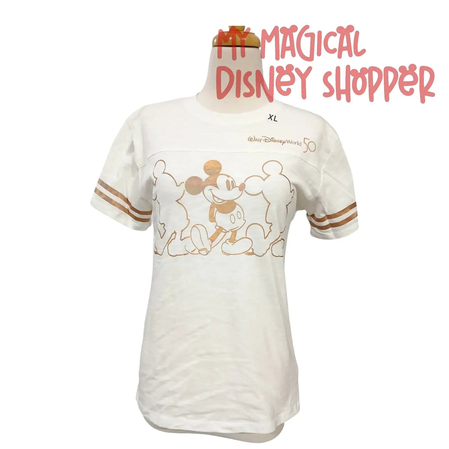 Disney Parks Walt Disney World 50th Anniversary Mickey Mouse Shirt – Youth XL ✨🏰🐭
