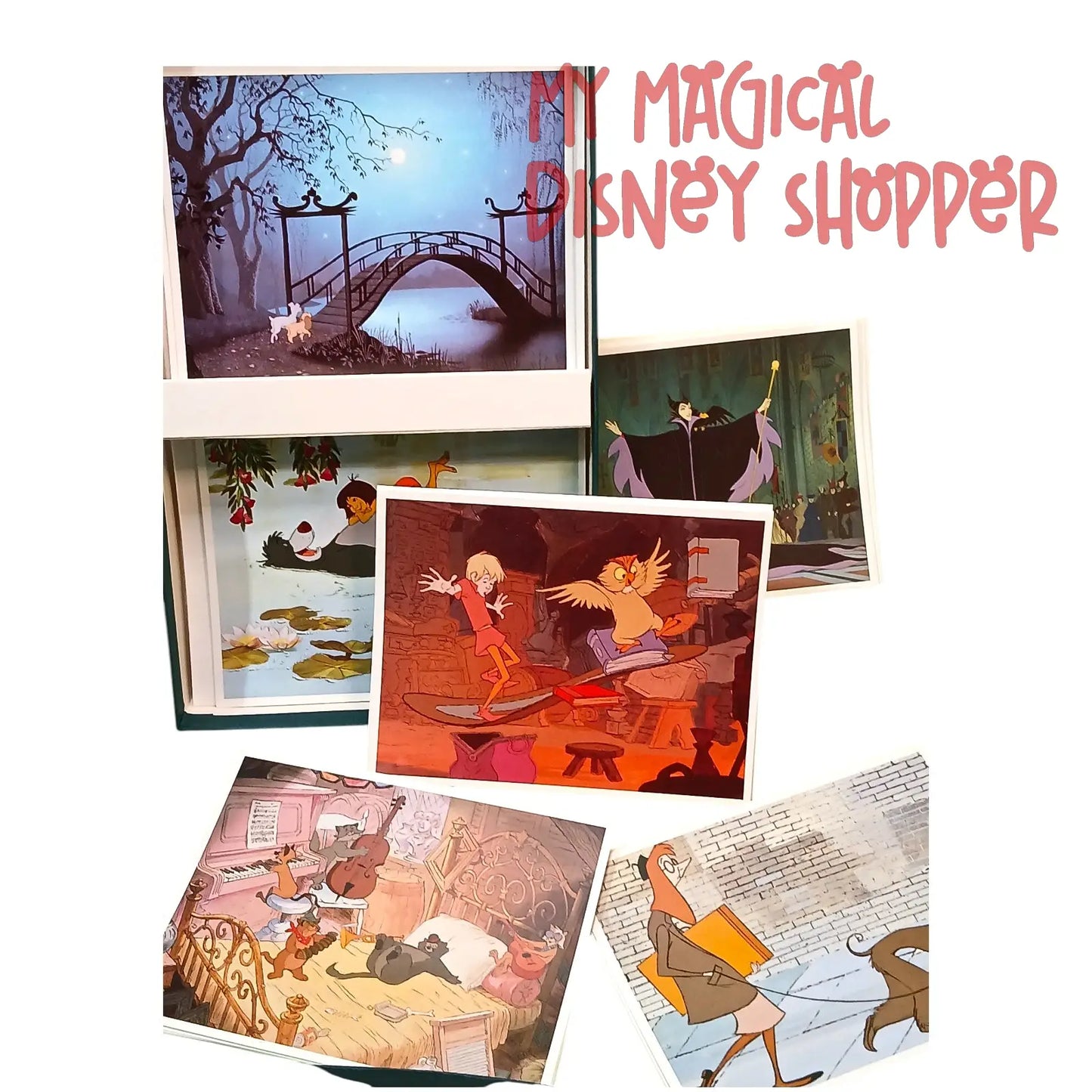 Disney Parks 20-Count Blank Card & Envelope Set – Classic Animation Collection