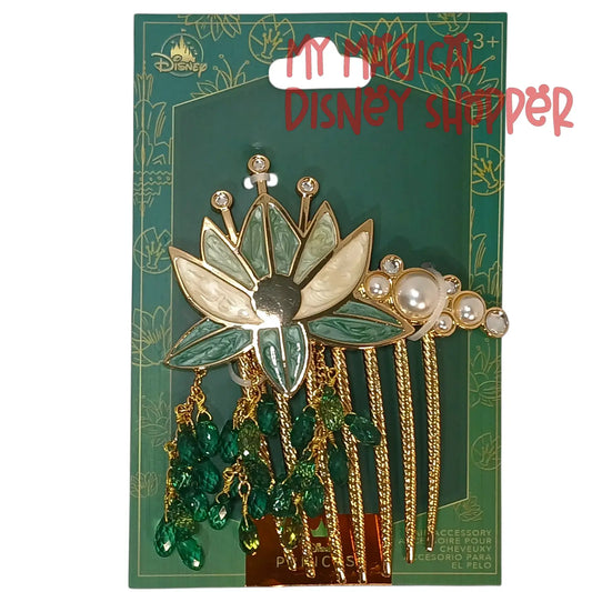 Disney Princess Tiana Hair Comb 👑💚✨