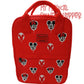 Red Canvas Disney Parks Loungefly Mickey and Minnie Balloons Backpack