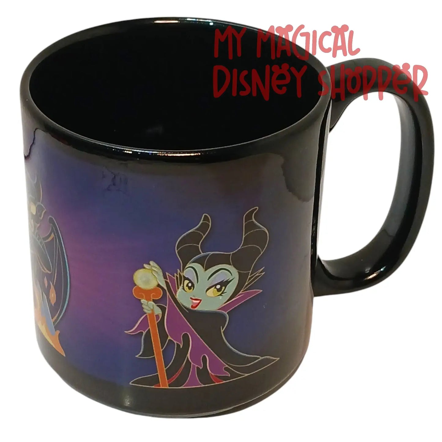 Disney’s Villains Chibi Coffee Mug – Walt Disney Imagineering ☕🖤✨