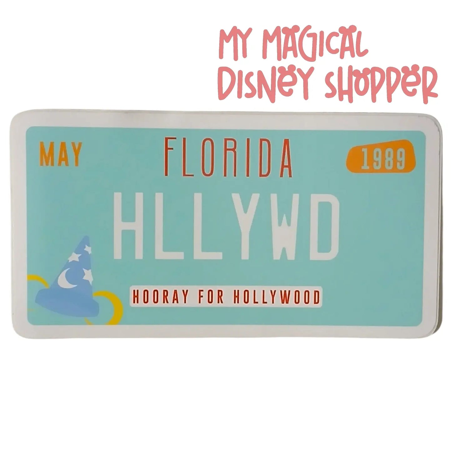 Hollywood Studios License Plate Sticker
