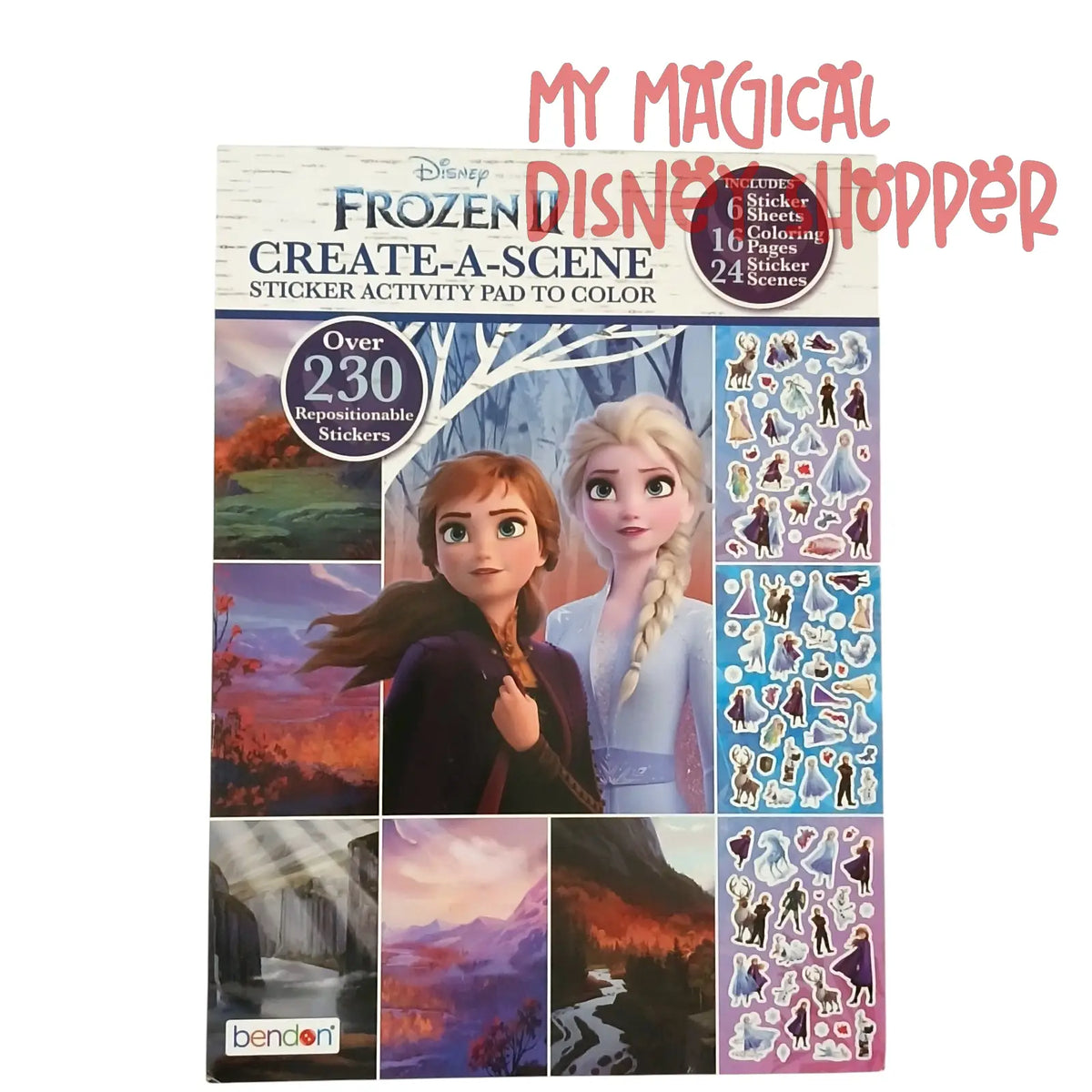Disney Frozen 2 Create-a-Scene Sticker Activity Pad to Color ❄️🎨