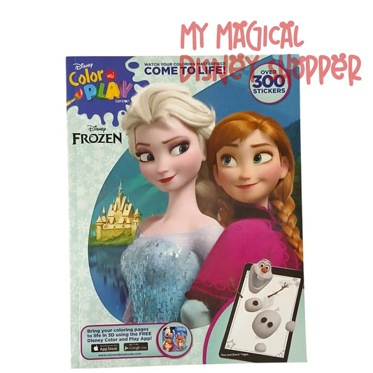 Disney Frozen Color Play Activity and Sticker Book – Coloring and Activities ❄️👑✨
