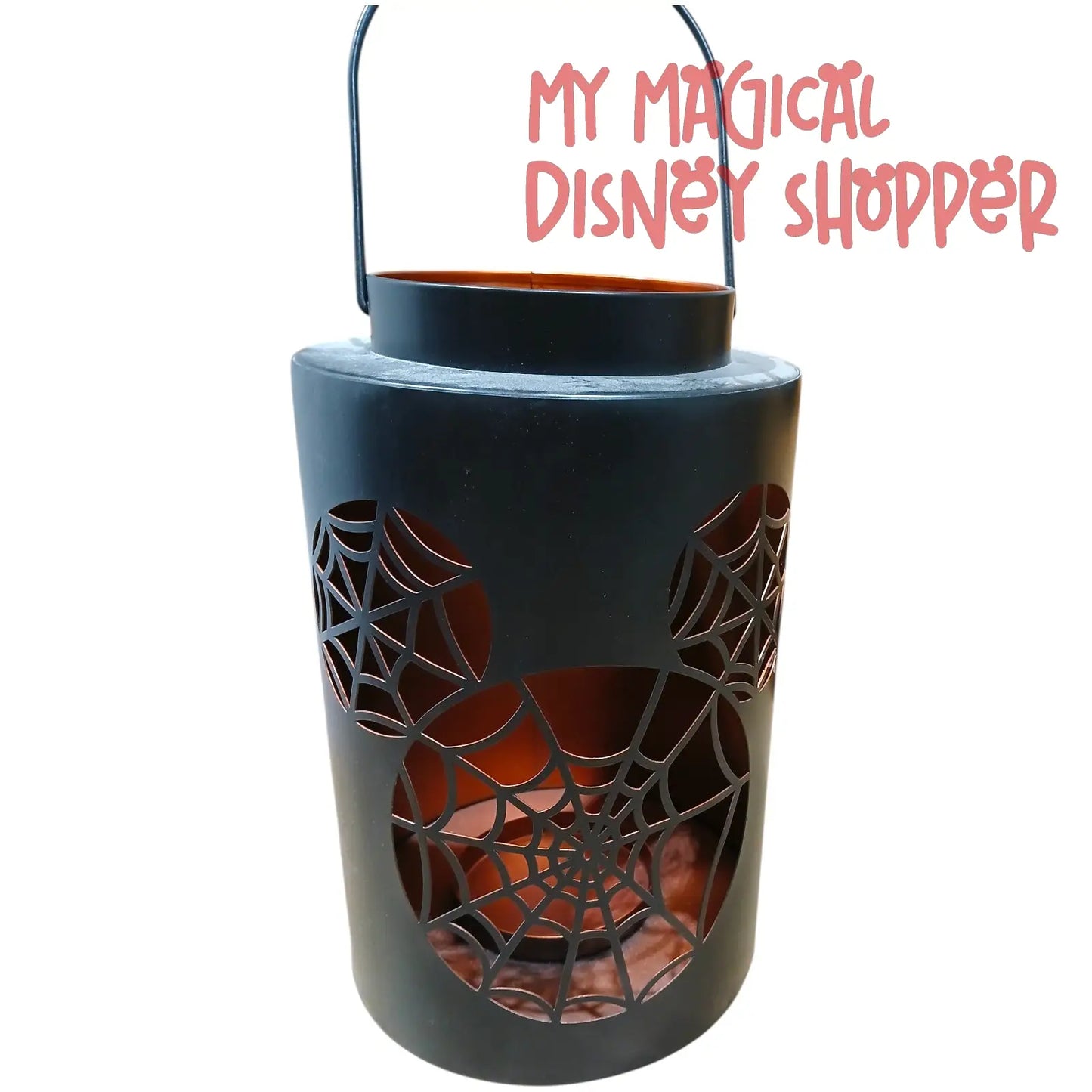 Halloween Webbed Mickey Candle Lantern – Disney Parks Large 12” Decorative Accent 🎃🕸️