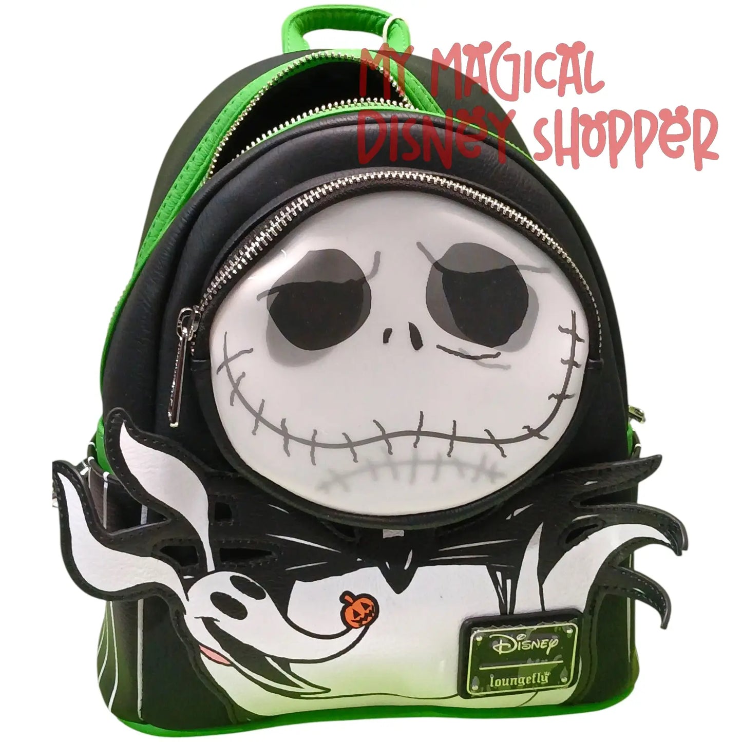 Loungefly Disney The Nightmare Before Christmas Zero & Jack Skellington Mini Backpack