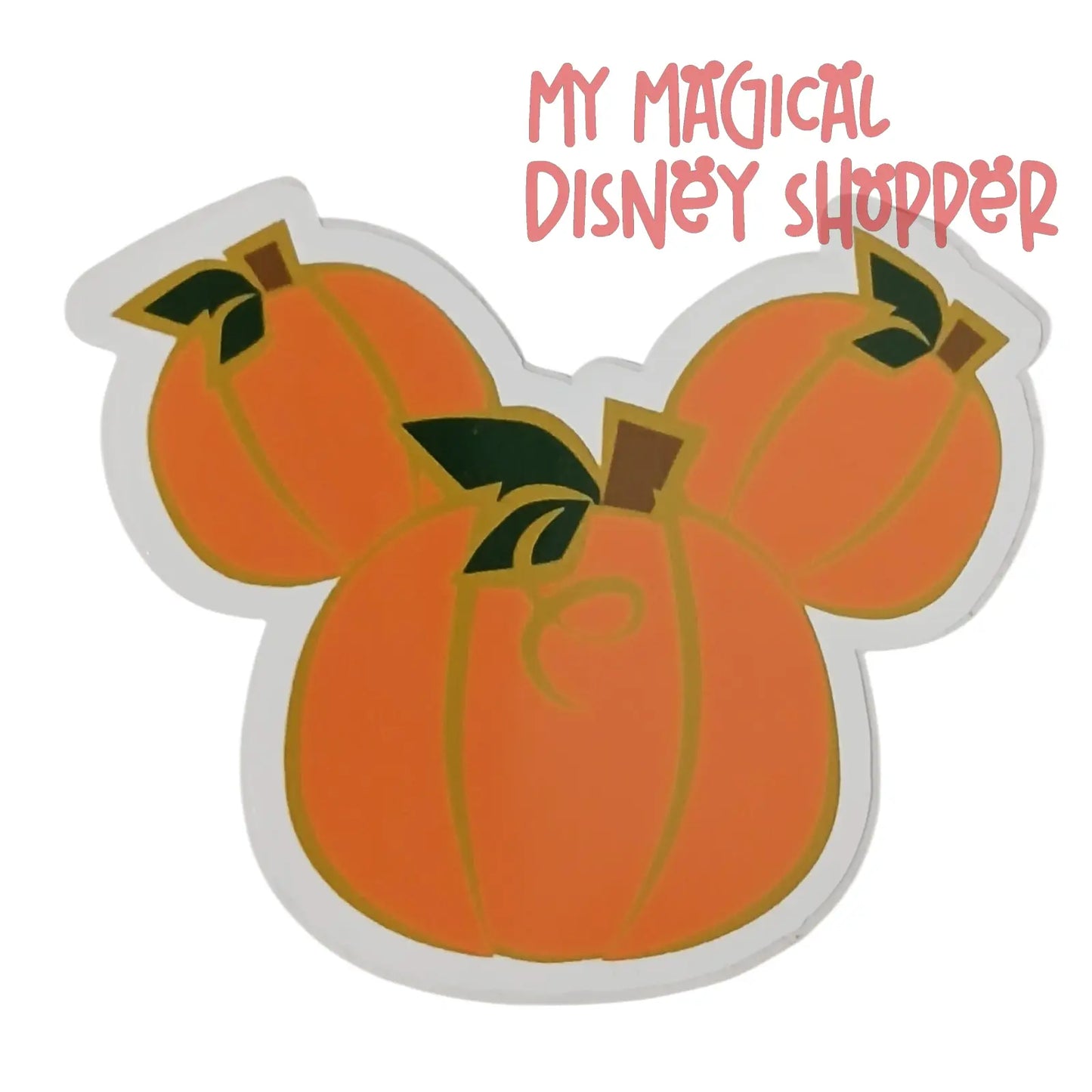 Mickey Pumpkin Head Sticker – Disney Insired Halloween Waterproof Vinyl Decal 🎃🐭✨
