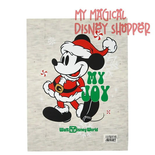 Disney “My Joy” Mickey Mouse in Santa Outfit Artwork 🎄🐭✨