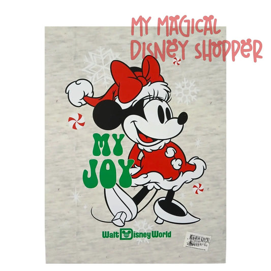 Disney “My Joy” Minnie Mouse in Santa Outfit Artwork 🎄🎀✨