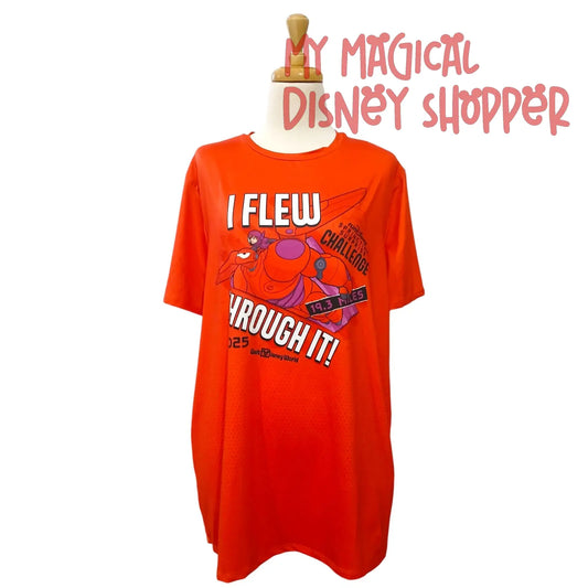 runDisney Celebrates Hero's Springtime Surprise Weekend 2025 with Baymax from Big Hero Six T Shirt - Size Adult Large