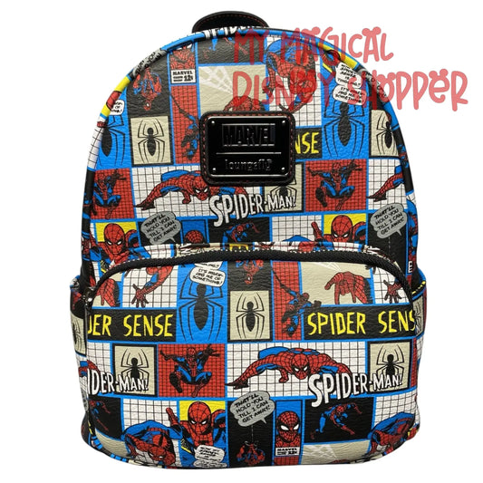 Marvel Spider-Man "Spider Sense" Loungefly Mini Backpack