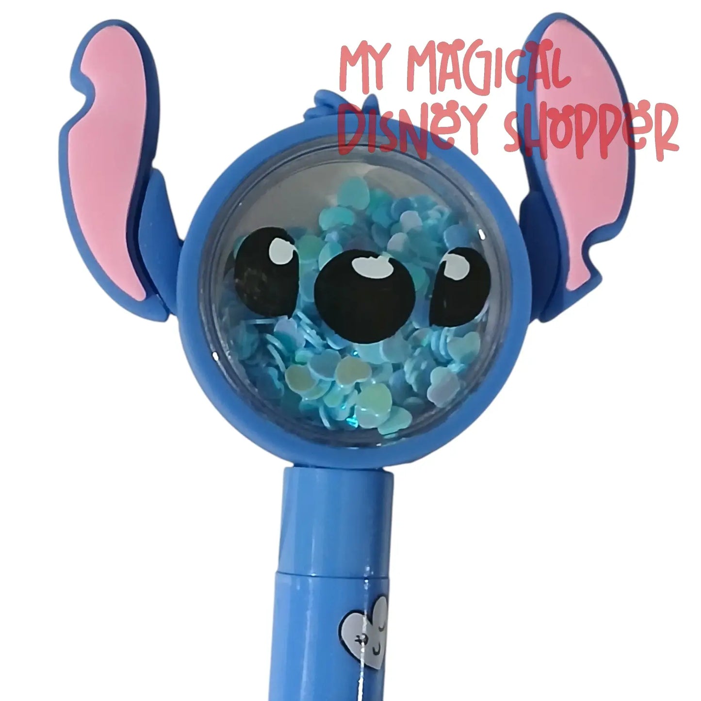 Stitch Glitter Shaker Pen – Primark 👽✨💙🖊️