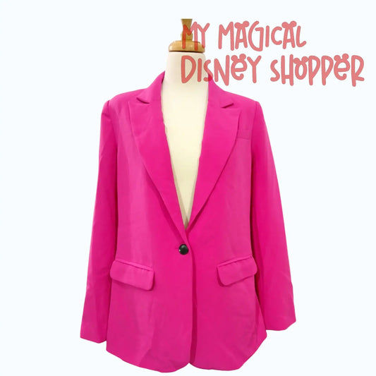 Hot Pink Vince Camuto One-Button Jacket – Adult Size Small 💖✨
