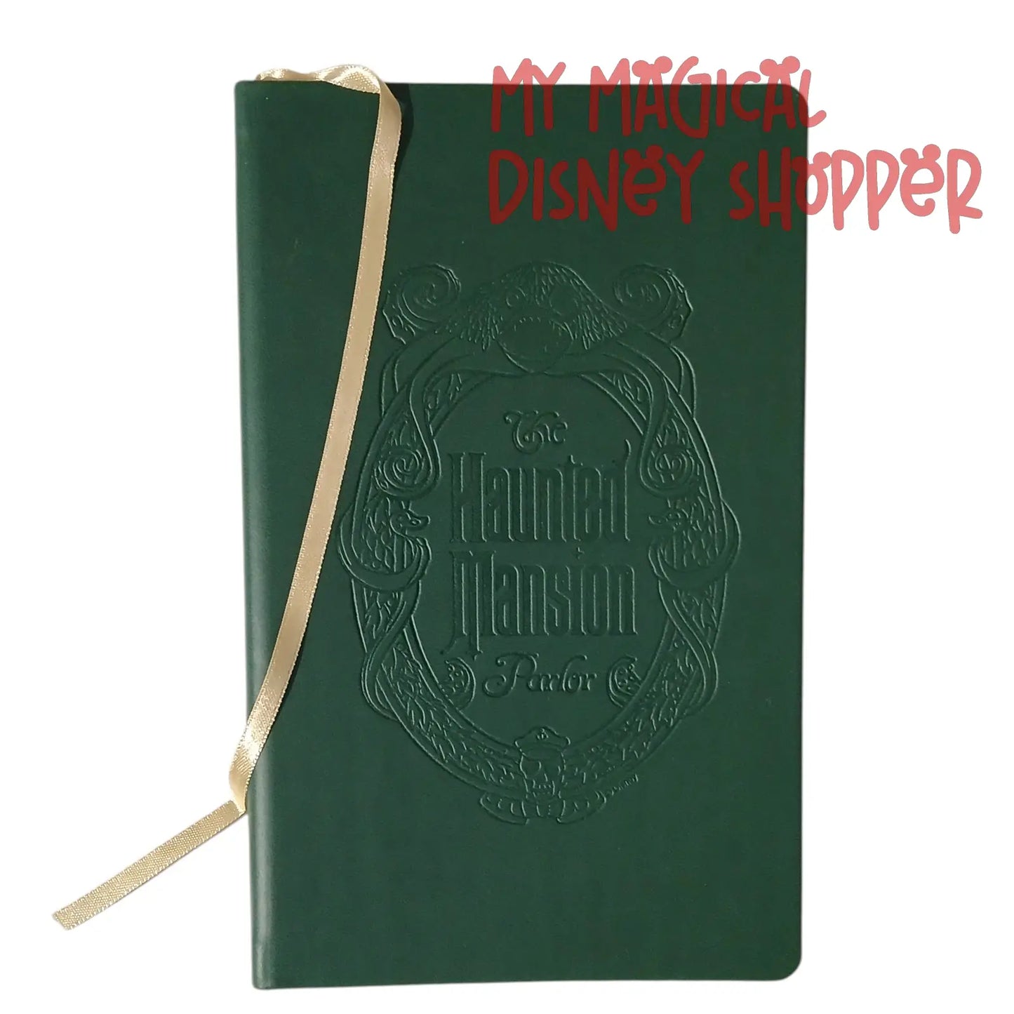 The Haunted Mansion Parlor Lined Journal – Green Cover