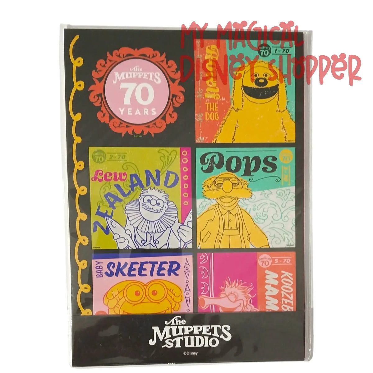 The Muppets Studio Set of 6 Postcards – Celebrate 70 Years of The Muppets Series 1 🐸🌈🎉✨