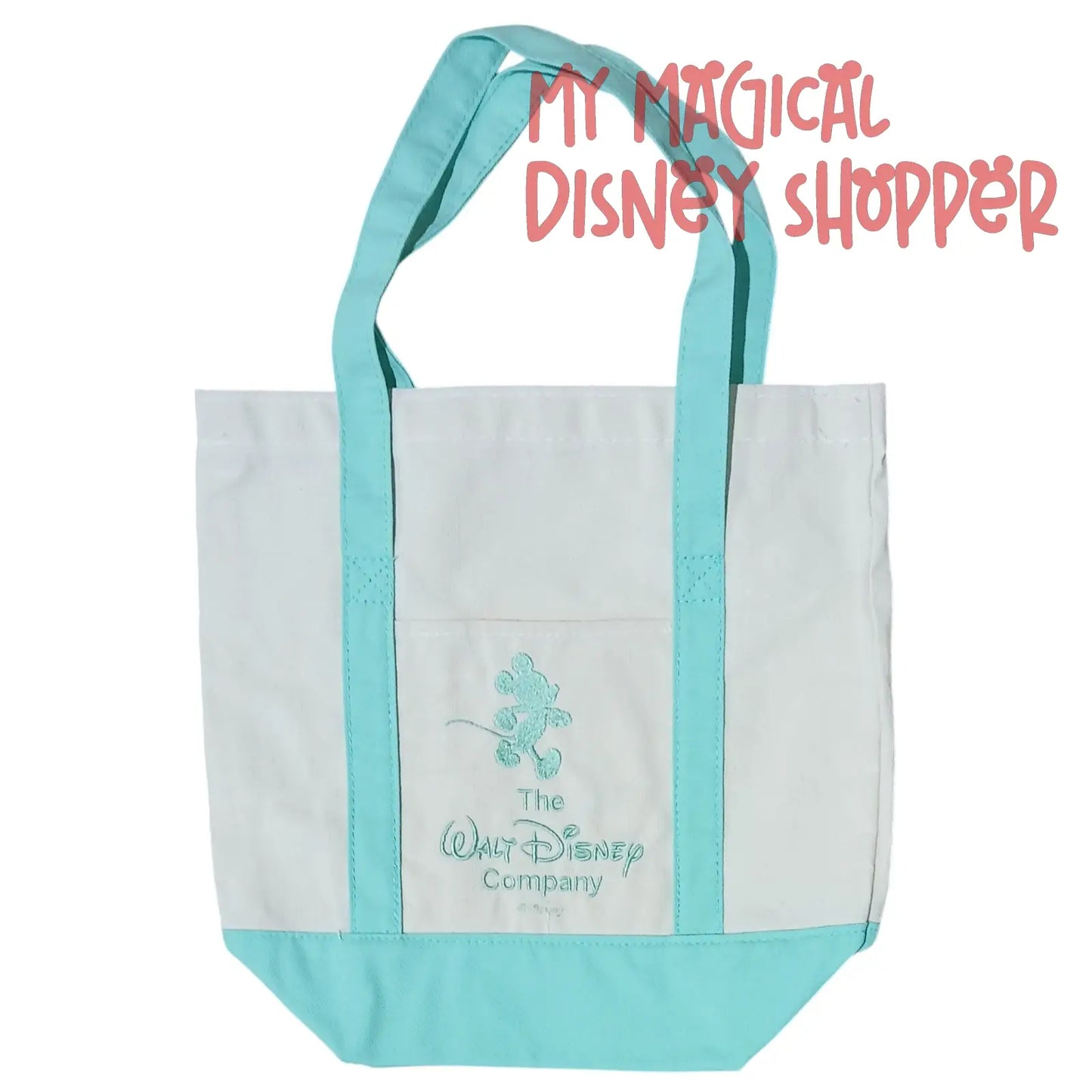 Walt Disney Company Logo Mini Canvas Tote Bag 🐭👜✨