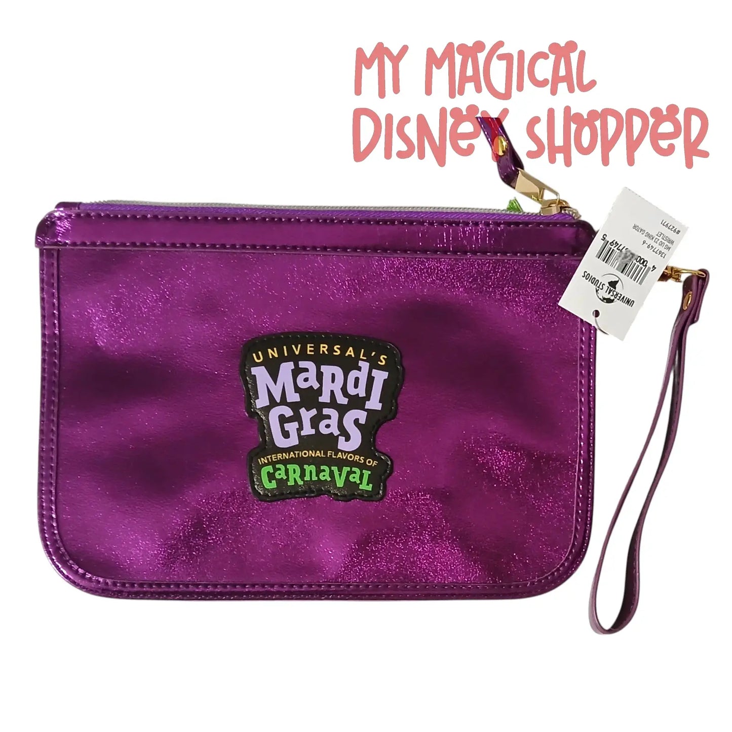 Universal Studios Mardi Gras “International Flavors of Carnaval” Wristlet – Park Exclusive Festival Pouch