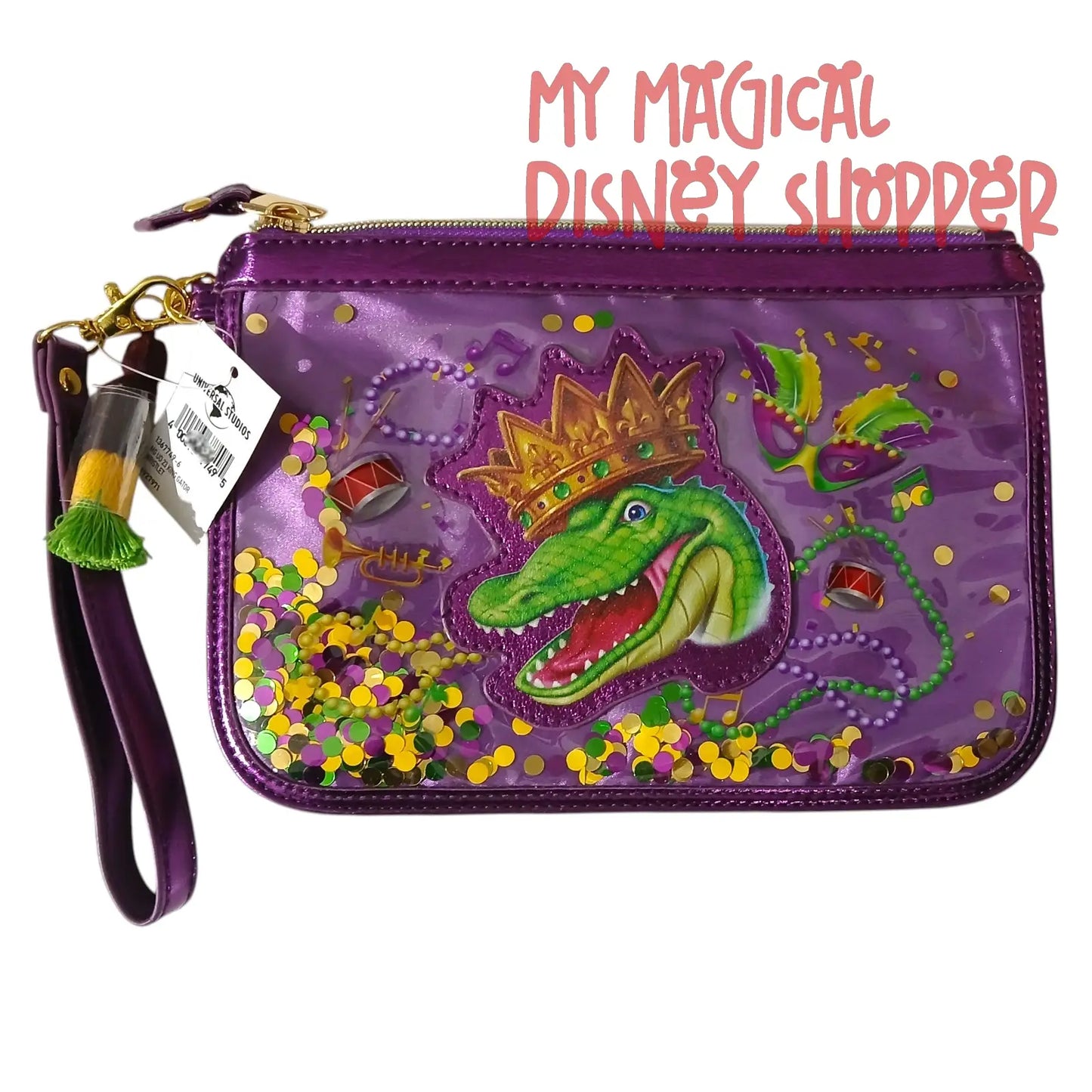 Universal Studios Mardi Gras “International Flavors of Carnaval” Wristlet – Park Exclusive Festival Pouch