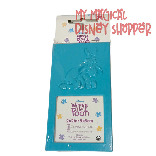 Disney Winnie the Pooh Teal 2x2 Photo Frame Featuring Eeyore 💙📸