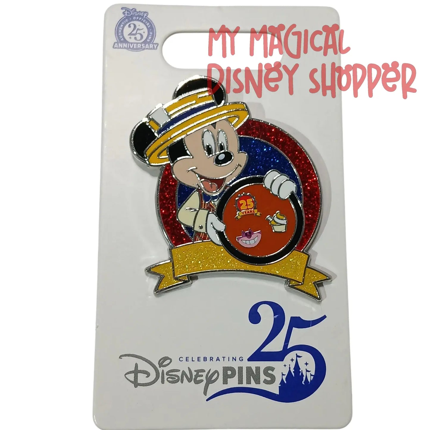 25th Anniversary Mickey Mouse Pin Trader Pin