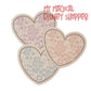 “It’s a Small World” Heart Sticker