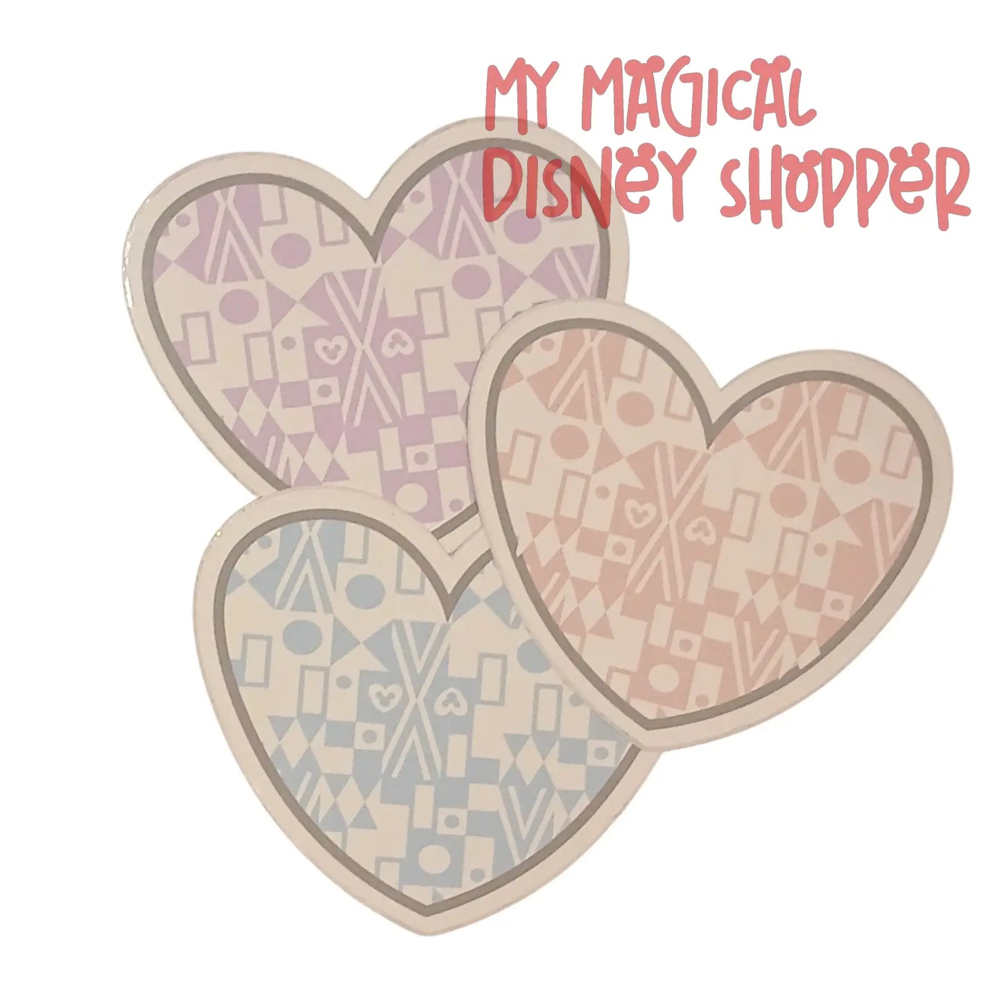 “It’s a Small World” Heart Sticker